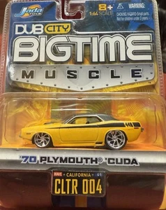 2004 Jada Dub City Big time Muscle  ‘70 Plymouth  Cuda Muscle Car 440 - Picture 1 of 7
