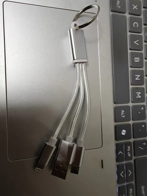 New Mobile Keychain Data Cable Fast Charging Cable for Android MicroUSB Port - Image 1 of 2