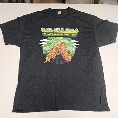Camiseta negra Chris Stapleton All American Tour 2024 / Talla XL / Fruit Of The Loom Foto 1 de 3