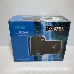 Pyle Home Audio PDWR40B New 5.25" Indoor Outdoor Waterproof Speakers Black - Picture 1 of 12