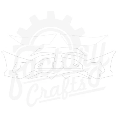 Stone Guard Paint Protection Film Clear Bra PPF For Toyota Rav4 19-22 FBLK - Image 1 of 4