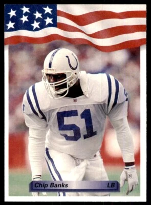 1992 All World Sports Chip Banks Football Cards #236 - Image 1 of 2