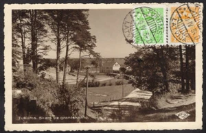 2772 CARTOLINA DALLA LETTONIA AL CONGO BELGA 1934 RARA DESTINAZIONE! TUKUMS - Foto 1 di 2