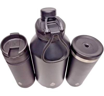 Set of  3 TAL Water Bottle 64/16oz Insulated Stainless Steel Tumbler With Straw - Image 1 of 4