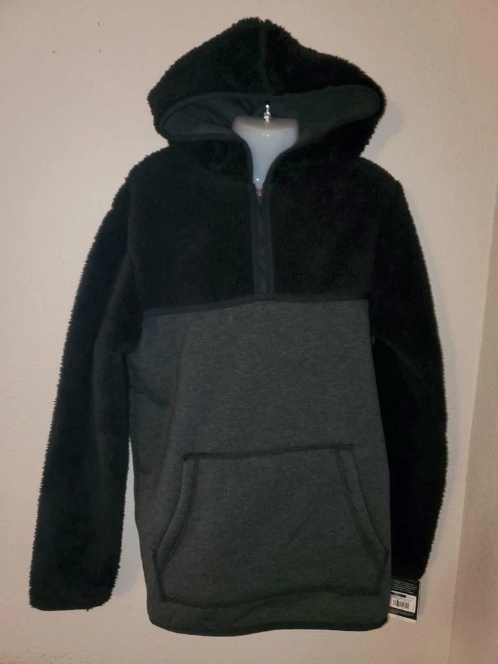 NWT Boys C9 CHAMPION sherpa fleece half zip Hoodie Sweatshirt Pullover L 12-14 - Image 1 of 1