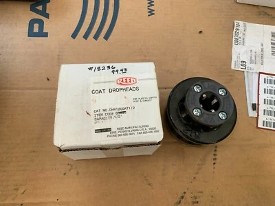 Reed Coat Drophead DHR12COAT 1/2 - 05650 - w/1/2" NPT cutters  - NIB - Image 1 of 4