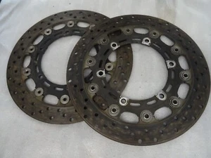 Yamaha Yzf 1000 R1 Rn01 Brake Discs Left Right 4.9 Mm Thick - Picture 1 of 2