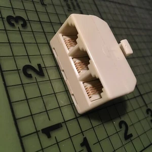 3:1 Landline Telephone Cord Splitter, Landline Phone Cord, 3-way Duplication - Zdjęcie 1 z 5