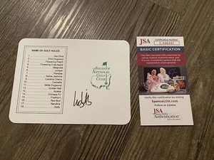 Ludvig Aberg Signed Masters Golf Scorecard Augusta National US Open 2024 JSA - Picture 1 of 2