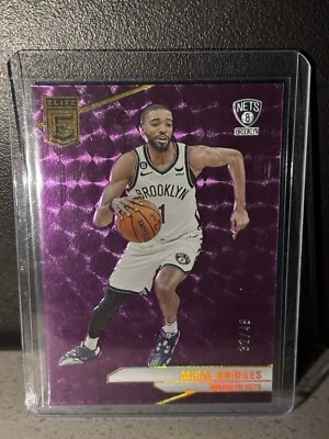 2023-24 Donruss Elite Purple /49 Mikal Bridges #200 - Image 1 of 2