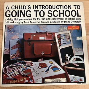 A Child's Introduction To School With Rossi Aaron Vinyl Record - CM 1496 - RARE! - Picture 1 of 10