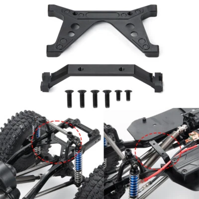 Für Axial SCX10 II Jeep AX90046 90047 CNC Vorne Hinten Rahmen Schienen Halterung - Bild 1 von 4