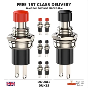 Momentary On Off Push Button Switch SPST 3 Pack Normally Closed Contacts Model - Picture 1 of 10