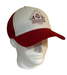 Ohio State Buckeyes White Trucker Hat OSU NCAA New SnapBack Colosseum - Picture 1 of 6