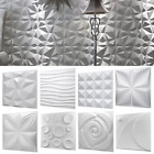 1 PCS 3D wall Panels PVC Plastic 30cm Ceiling Decor Wallpaper Tiles Cladding