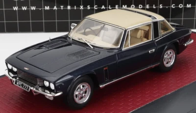 wonderful modelcar JENSEN INTERCEPTOR SIII COUPE 1975 - blue/beige  - 1/43 - Image 1 of 3