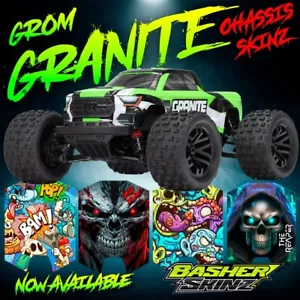 ARRMA GRANITE GROM - RC CHASSIS protector skin - loads of designs! durable skinz - Picture 1 of 12