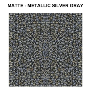 Miyuki Japanese Seed Beads Round Rocailles 15/0, 11/0, 8/0 Matte, AB Colors - Picture 1 of 59