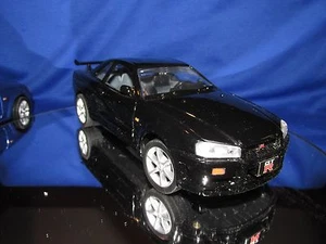 2002 SKYLINE GT-R Import tuner NISSAN RACING 1/24 black motor max - Picture 1 of 5