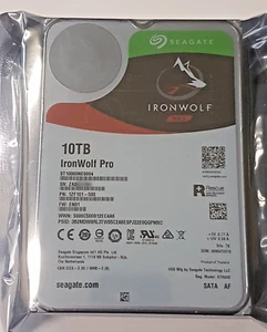10 TB SATA Seagate IronWolf Pro ST10000NE0004 7200rpm 256MB 3,5 " Hard Drive New - Picture 1 of 1