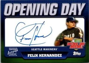2005 Topps Opening Day FELIX HERNANDEZ Seattle Mariners AUTO Insert - Picture 1 of 2