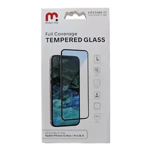 A8. Mybat Pro Tempered Glass Screen Protector For Apple iPhone 12 & 12 pro (6.1) - Picture 1 of 1