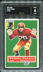1956 Topps #73 Volney Peters Washington Redskins - Short Print - GMA 4 VG/Ex - Picture 1 of 2