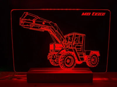 A222-13 MB Trac 65 /70 700 LED Schild mit Frontlader NEU 1100 800 1400 1600 1800 - Bild 1 von 2