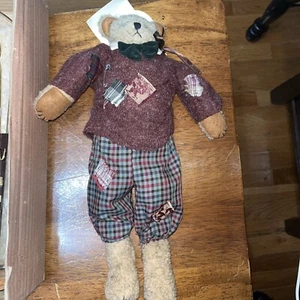 Ensco TEDDY TOMPKINS “EDMUND” BEAR COLLECTIBLE BEAR 15 INCHES TALL - Picture 1 of 5