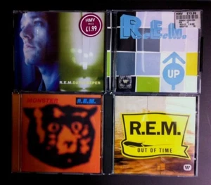 JobLot R.E.M CD's : Monster LP. UP LP. Out of Time LP. Daysleeper single ALL CD - Foto 1 di 2