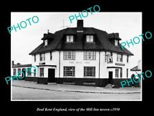 OLD 8x6 HISTORIC PHOTO DEAL KENT ENGLAND THE MILL HILL TAVERN c1950