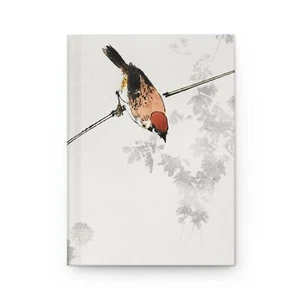 Japanischer Schwalbenvogel Hardcover Notizbuch | Watanabe Seitei Druck | KOSTENLOSER VERSAND - Bild 1 von 5