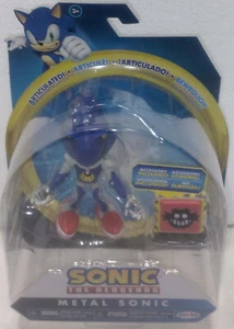 2021 JAKKS Pacific Sonic the Hedgehog Action Figure: METAL SONIC w/ Trap Spring - Picture 1 of 2