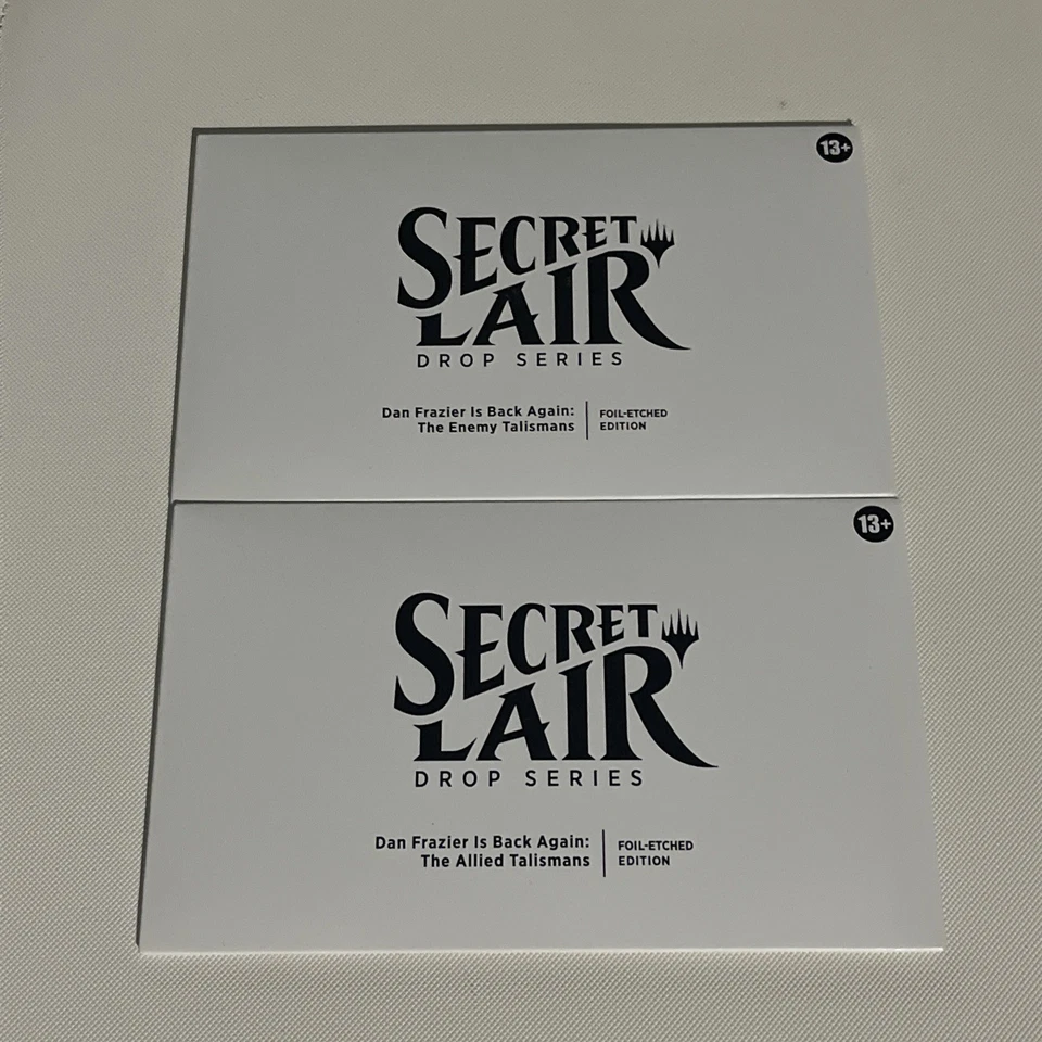 Dan Frazier is Back Again Allied and Enemy Talismans Foil Etched Unopened Sealed - Image 1 of 1