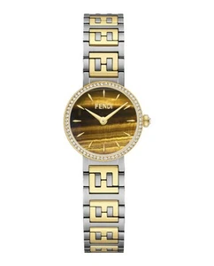 Fendi Womens Two Tone 19mm Bracelet Fashion Watch - Picture 1 of 3