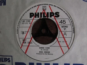 NINA SIMONE - GIMME SOME ~ NE ME QUITTE PAS 1969 ***RARE PHILIPS DEMO/PROMO*** - Picture 1 of 2