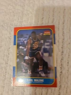 Fleer 1986-87 - Karl Malone #68 (RC) Utah Jazz Salón de la fama  Foto 1 de 4