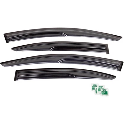 Protectores de lluvia tintados Overtake para Subaru WRX 2015-2021 y STi parte # A10318 Foto 1 de 2