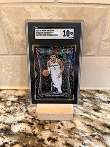 2023-24 Panini Obsidian Victor Wembanyama Electric Etch International SGC 10 - Picture 1 of 3