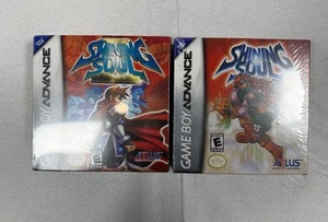 NINTENDO GAME BOY ADVANCE GBA SHINING SOUL + SHINING SOUL 2 New Sealed Atlus - Picture 1 of 13