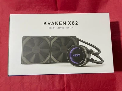 NZXT KRAKEN X62 DISSIPATORE A LIQUIDO ALL IN ONE 280MM 2 VENTOLE DA 140MM - Immagine 1 di 4