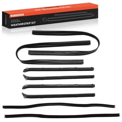 A-Premium 8Pcs Door Window Weatherstrip Seal Kit for Dodge D100 D200 Ramcharger - Image 1 of 4