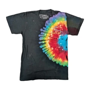 Travis Scott Astroworld 2019 Euro Exclusive Tie Dye Shirt Small Black Dragonfly - Picture 1 of 7