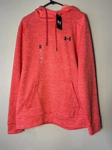 Under Armour Herren Fleece Twist Hoodie Rot Gr. L Neu - Bild 1 von 4