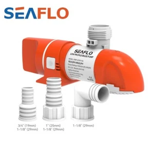 14A Series Narrow Low Profile Automatic Bilge Pump 800GPH 24v 2A SFBP2-G800-14A - Picture 1 of 2
