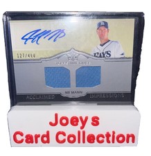 2011 Topps Marquee Acclaimed Impressions Dual /400 Jeff Niemann #AID-41 Auto PWE