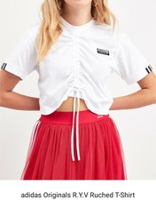 adidas ruched tee
