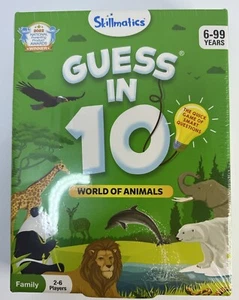 Skillmatics Guess in 10 Animal Planet Trivia Card Game Kids Family - NEW Sealed - Picture 1 of 11