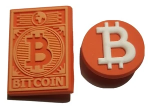 BitCoin NEW! 2PC Set! NEW! For Shoes, Bracelets, Crafts and more! - Picture 1 of 2