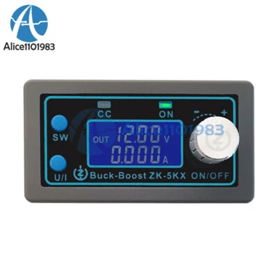 ZK-5KX CNC DC DC Buck Boost Converter CC CV 0.6V-36V 5A Power Module Adjustable - Image 1 of 4